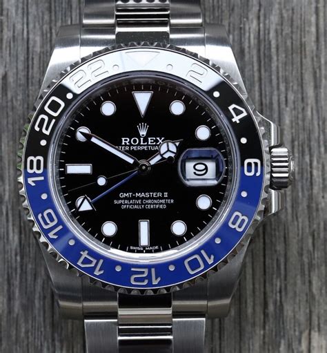 rolex batman oyster|gmt batman rolex price.